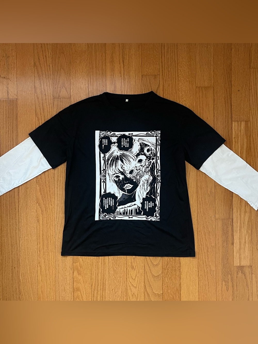 Junji Ito Tomie two piece longsleeve tee